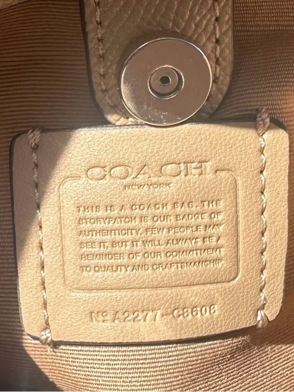 Coach Floral Mini Bucket Crossbody Bag